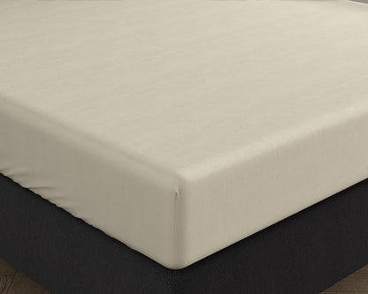 Dubbel Jersey 220 gr. Hoeslaken Creme 140 x 200/220