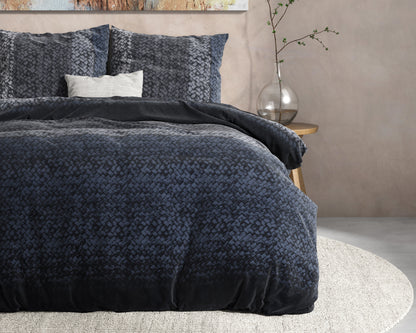 Flanel Gradient Knits Blauw 140 x 220