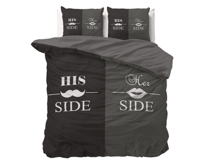 His and Her side 3 Zwart 240x220