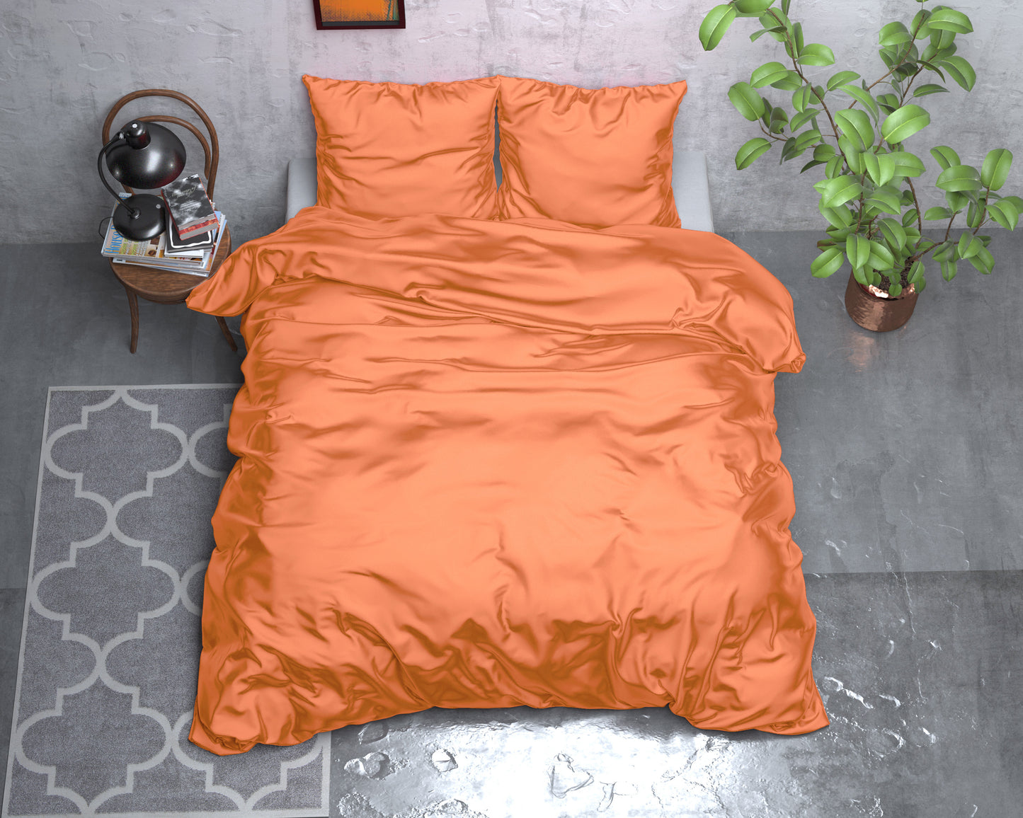 Beauty Skin Care Dekbedovertrek Pastel Oranje 140 x 220