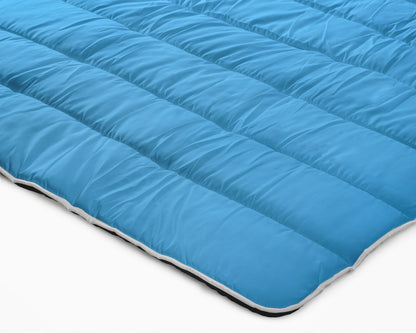 All-in one lazy dekbed Zwart/Blauw 200 x 200