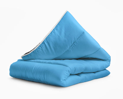 All-in one lazy dekbed Zwart/Blauw 200 x 200