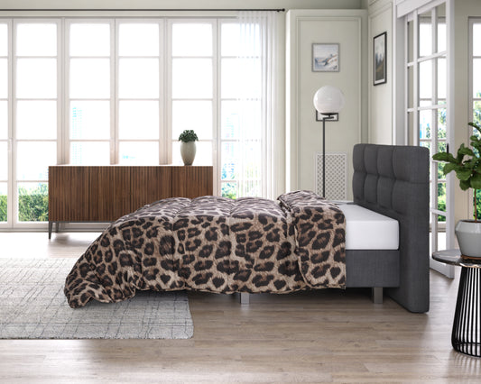 All-in one lazy dekbed Panther Taupe 140 x 200