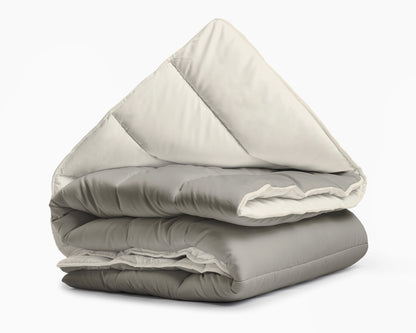 All-in One Lazy dekbed Creme/Kaki 240 x 200