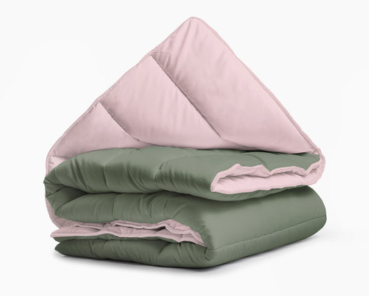 All-in One Lazy dekbed Groen/Roze 200 x 200