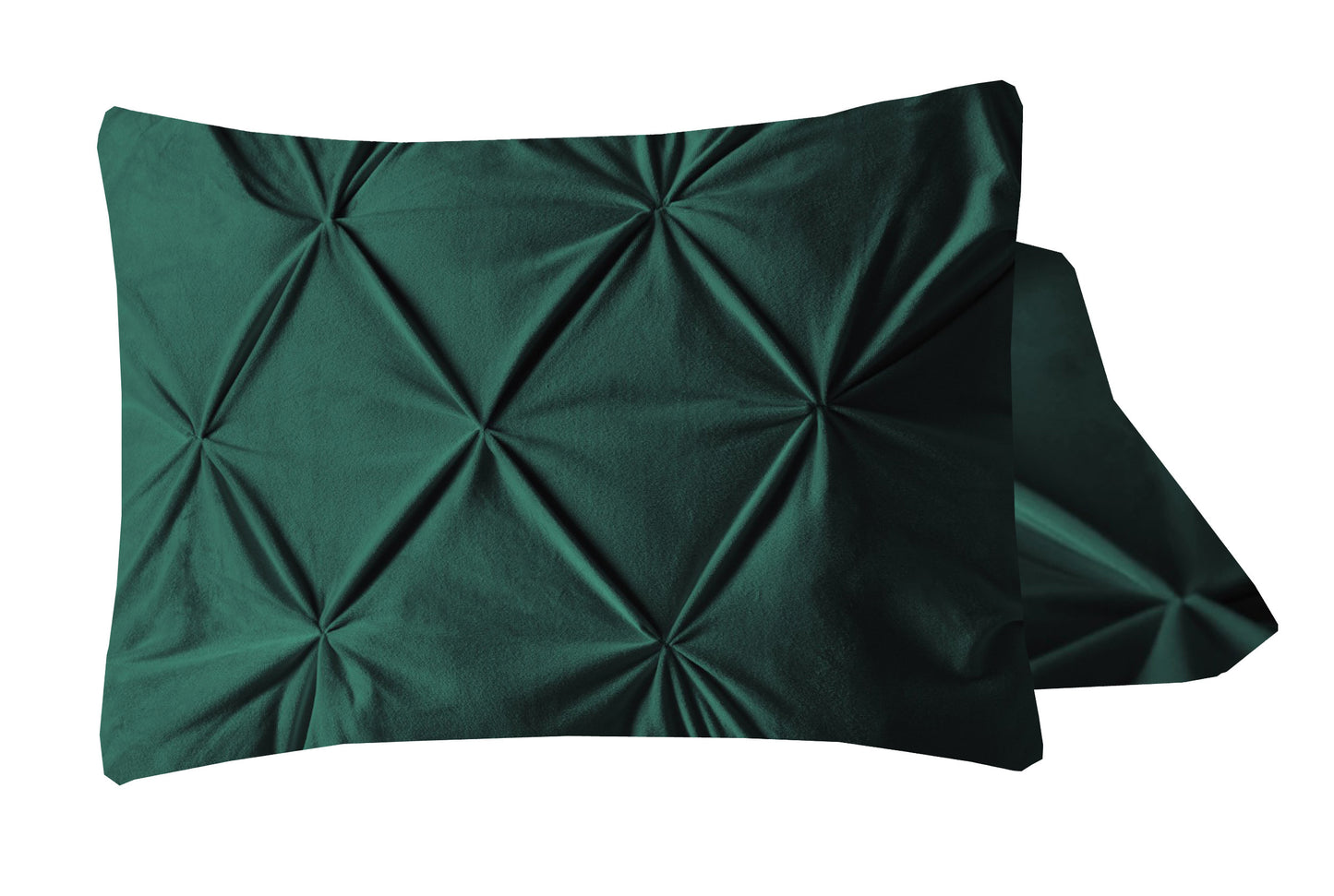 Velvet Pintuck 2pack kussenslopen Groen 60 x 70