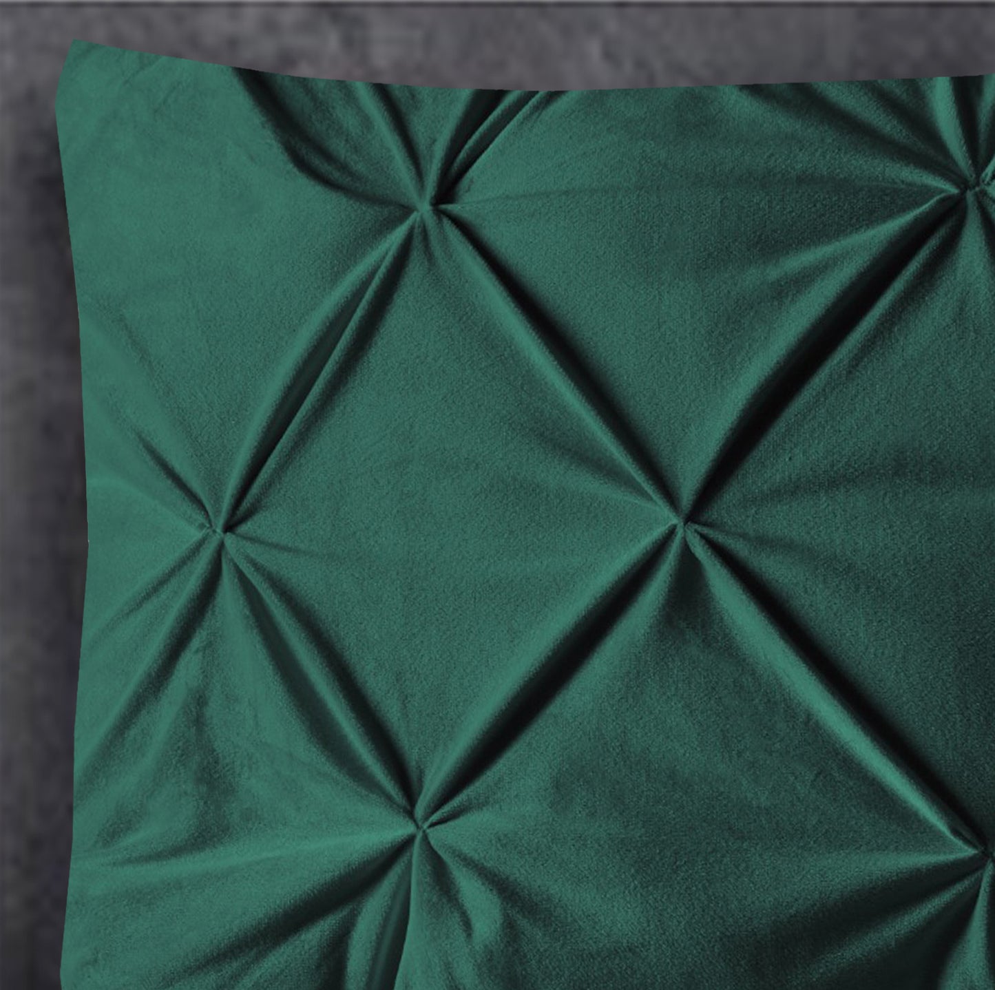 Velvet Pintuck 2pack kussenslopen Groen 60 x 70