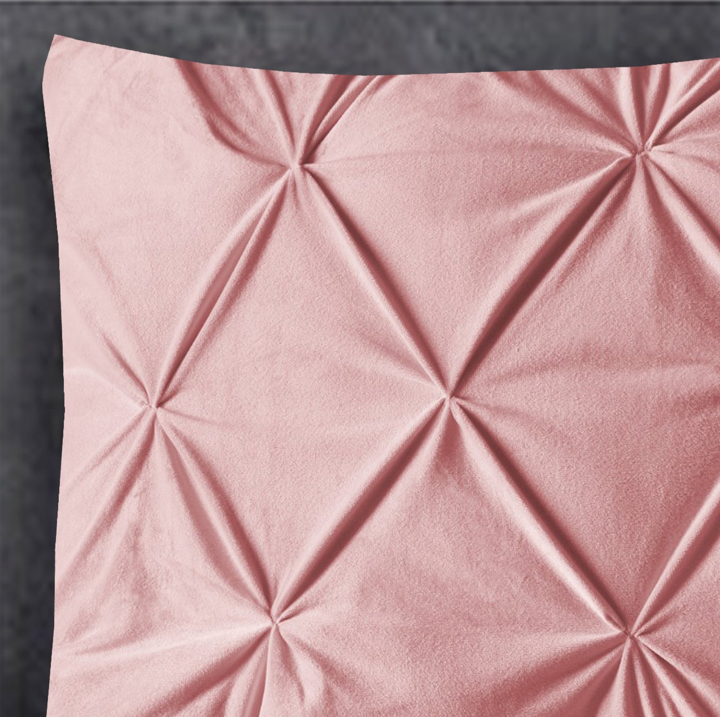 Velvet Pintuck 2pack kussenslopen Roze 60 x 70