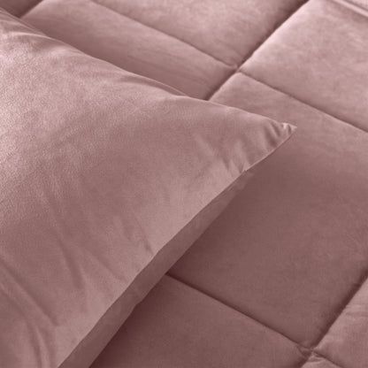 Lazy Velvet Dekbed Oud Roze 140 x 200