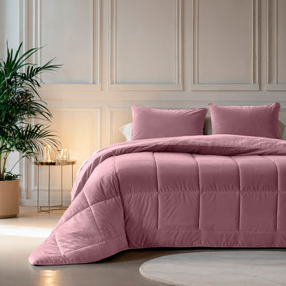 Lazy Velvet Dekbed Oud Roze 240 x 200