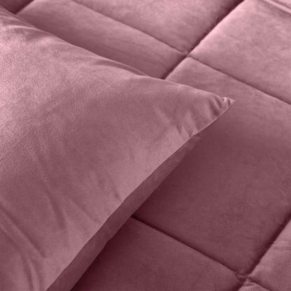 Lazy Velvet Dekbed Oud Roze 240 x 200